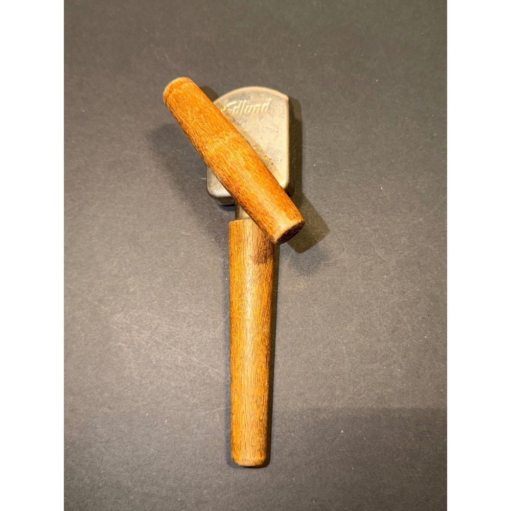 Vintage Edlund No 5 Junior Can Opener Wood Handle Burlington VT USA Made Antique